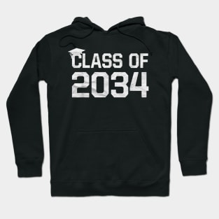 Class Of 2034 Grow With Me Graduation First Day Of School Hoodie